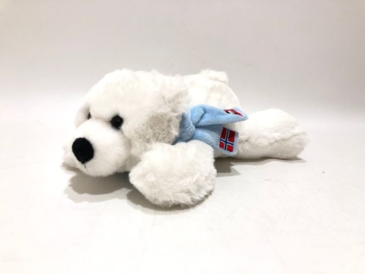 O luxuoso de encontro branco do urso polar das crianças encheu o enchimento do algodão de Toy Gifts 100% PP