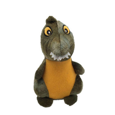17cm luxuoso de gravação Toy Green Dinosaur Stuffed Animal de 6,69 polegadas que fala para trás