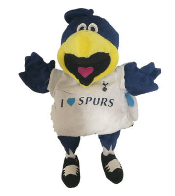lembrança amarela preta Toy Tottenham Hotspur Mascot de 32cm 12.6in para afagar
