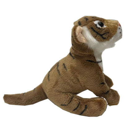 brinquedos 6.69in caseiros de 17cm dos materiais reciclados grande Tiger Stuffed Animal