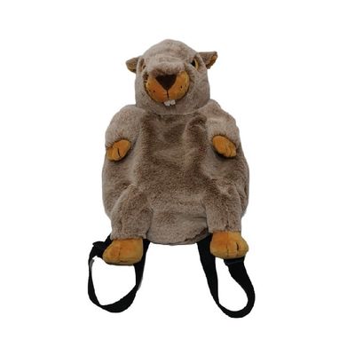 a marmota de 35cm encheu Toy Backpack Memorial Gift Realistic