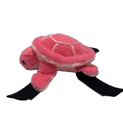 Pele longa cor-de-rosa brinquedo enchido 28cm do luxuoso da almofada de joelho da tartaruga para Ski Snowboard Skateboard