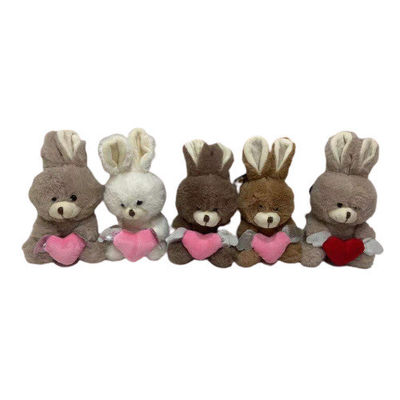 15 coelho bonito do luxuoso do Cm 5 CLRS com os presentes adoráveis do dia de Valentim dos brinquedos do coração