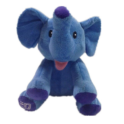 o luxuoso relativo à promoção Toy Animated Elephant Gift Premiums do OEM de 20 cm encheu o brinquedo