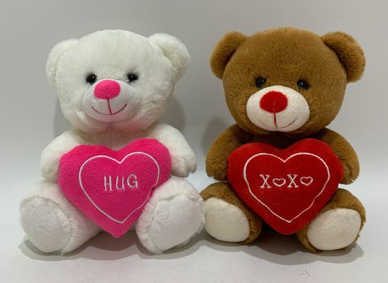 20 cm2 de ASSTD encheram ursos com presentes adoráveis dos brinquedos do coração para o dia de Valentim