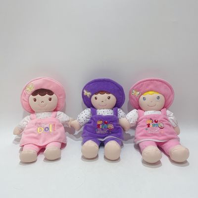 Menina adorável enchida de Toy Customized Doll For Baby do luxuoso da boneca bonito macia