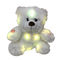 luxuoso Toy Colour Changing Teddy Bear do diodo emissor de luz de 0.82ft 0.25M com luzes e cabelo peludo da música