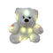 GV animal de Toy Big White Bear Stuffed do luxuoso colorido do diodo emissor de luz de 0.25M 9.84ft