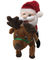 bicho de pelúcia 1.45ft de passeio do canto Santa Claus Musical Toy Christmas Moose de 0.35M