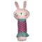 Brinquedo cor-de-rosa bonito enchido de Toy Plush Car Seat Pillow do coxim do coelho no relevo do esforço