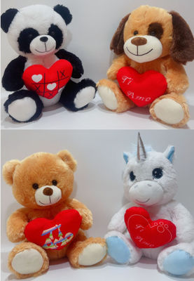 Luxuoso Toy Adorable de Teddy Bear /Uuicorn/Panda/Dog do presente de 4 crianças de ASSTD