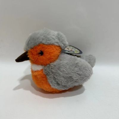 Plummy e Vivid Plush Kingfisher w/ Sound Animated Bird Toy Fábrica BSCI