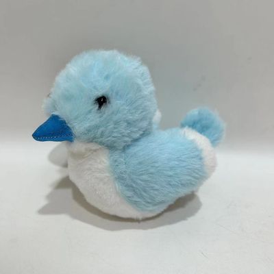 Pombo Azul Fluffy e Vivido Plush com som de pássaro animado Toy BSCI Factory