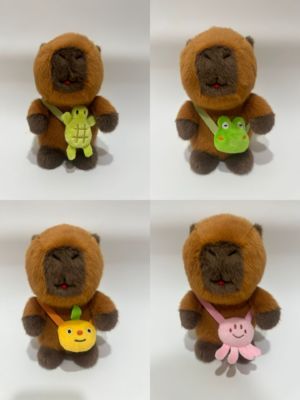 Falando de Volta e Movendo Capivara com Diferentes Bolsas de Pelúcia Brinquedo Eletrônico Melhor Presente para Crianças