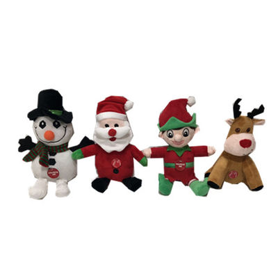 4 brinquedos Frosty The Snowman Stuffed Animal do luxuoso do Natal de ASSTD 0.23M 9.06IN