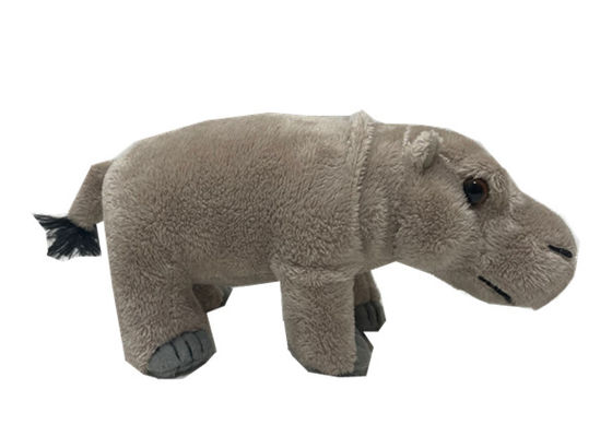 Brinquedo do luxuoso do hipopótamo de 7,87 bichos de pelúcia da polegada 0.2M Realistic Environmentally Friendly