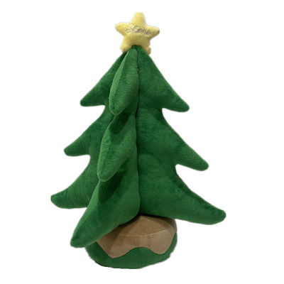 bichos de pelúcia 35CM decorativos de 13.78in que cantam a árvore de Natal Toy For Home Decoration