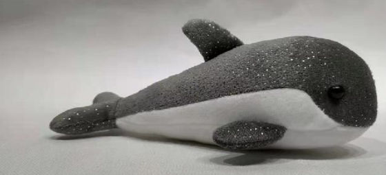 22cm luxuoso animal selvagem da toninha de 8,66 polegadas brinca o material reciclado