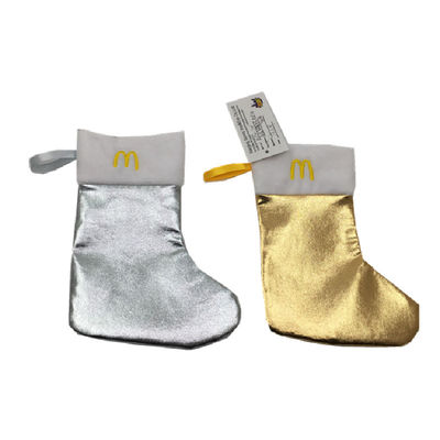 o bicho de pelúcia McDonald do presente de 7.25cm 2.85in personalizou meias do Natal da tapeçaria