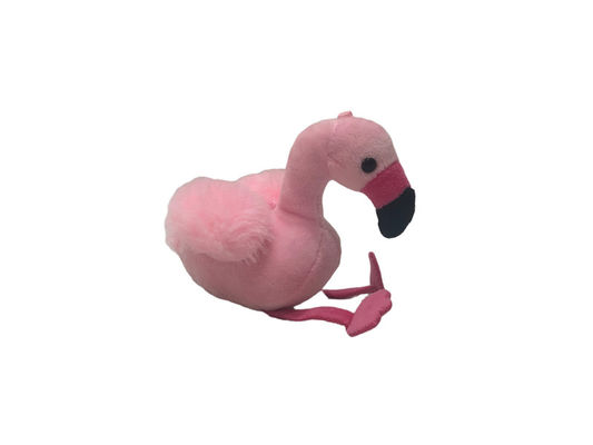 Corrente chave do flamingo do enchimento do algodão de 100% PP com repetição da gravação da caixa de música