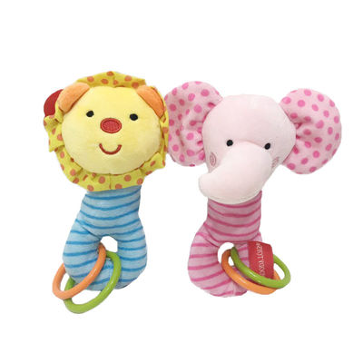 17 brinquedos infantis leão &amp; elefante do luxuoso macio colorido do cm para a educação dos bebês