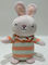Páscoa Bunny Talking Rabbit Repeats What você diz o animal de estimação eletrônico interativo, a dança e o Shak do bicho de pelúcia do luxuoso do robô