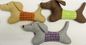 3 auditoria de Toy Customizable Plush Dog Toy BSCI do rangido do cão de Clrs