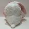 25cm 10&quot; Rosa e Branca Plumes de Páscoa Coelhinho de Brinquedo Coelhinho Animal Recheado em Morango