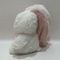 35cm 14&quot; Rosa e Branco Plumes de Páscoa Coelhinho de Brinquedo Coelhinho Animal Recheado em Morango