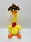 Gravação Repetição Dança Cantando Pato Amarelo Brinquedo de Plush com Chapéu