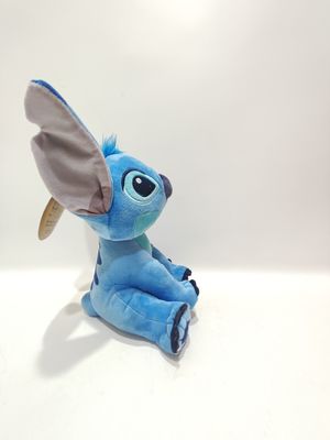 O brinquedo de pelúcia falando sentado Stitch é giro, com alturas de 7,09 polegadas e 11,02 polegadas