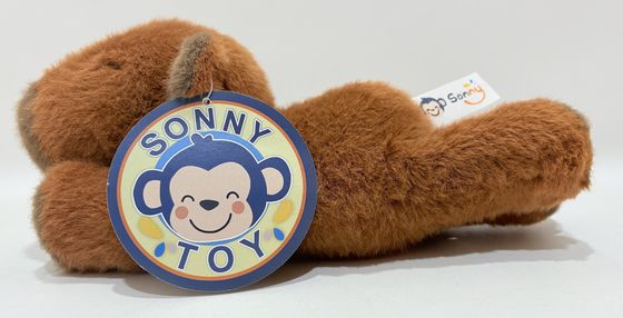 A pulseira de brinquedo de pelúcia Capybara pode ser usada em manobras de bicicletas, alças de raquetes de badminton e outras posições.