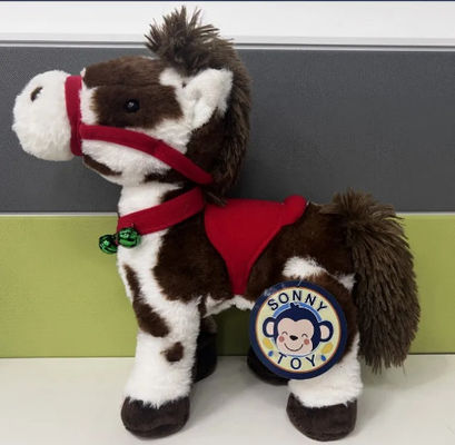 Musical Walking Horse Exquisito Brinquedo de Pelúcia BSCI Auditory Factory Brinquedo de Pelúcia