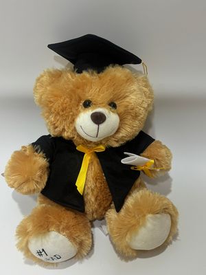 Graduação Urso Plush boneco de peluche boneco de conforto do bebé