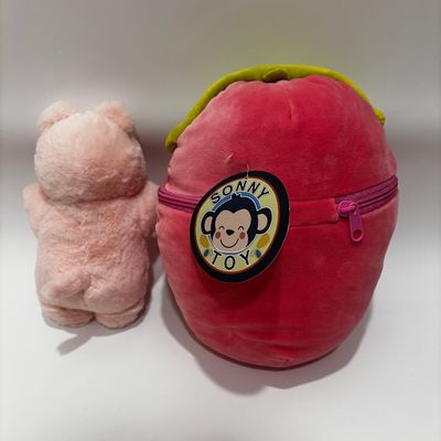 Brinquedos de pelúcia com fecho em forma de morango