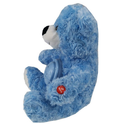 Hot-Selling LED animal recheado colorido brilhante Plush Ursinho de pelúcia projeção Luminosa berço Plush Ursinho de pelúcia