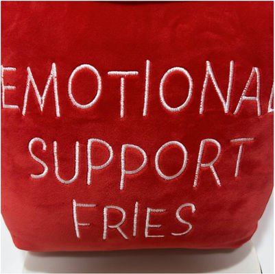 Batatas fritas emocionais 35cm Carinhosas Apoio Travesseiro Decoração para a casa Brinquedo de pelúcia