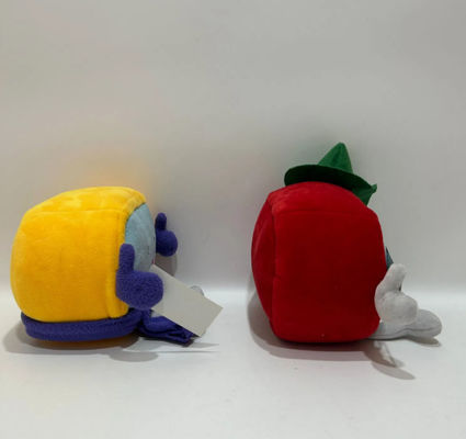 Personalizável 14cm Cable Car vermelho e amarelo mascote bonecas Plush