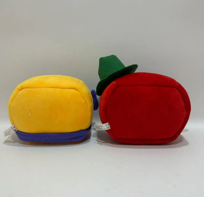 Personalizável 14cm Cable Car vermelho e amarelo mascote bonecas Plush