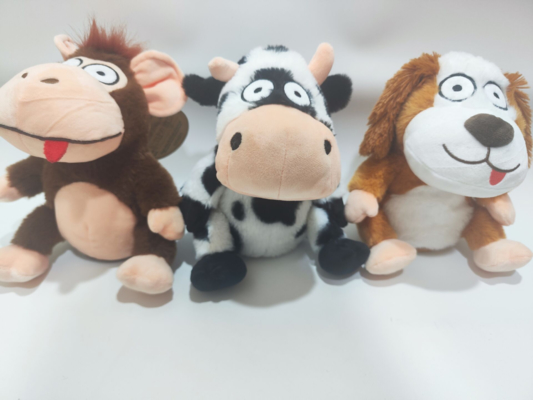 3ASSD Rir Alto Faz Ruídos Estranhos e Balança o Corpo Pelúcia de Animal Maluco Brinquedos engraçados