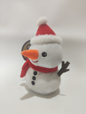 Brinquedo eletrônico funcional de boneco de neve que grava e repete, o brinquedo de Natal mais vendido, o melhor presente para crianças