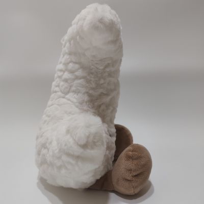 Brinquedo de lua adormecida com efeito de respiração e luz LED para crianças