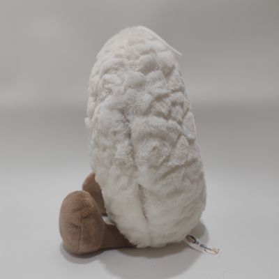 Brinquedo de lua adormecida com efeito de respiração e luz LED para crianças