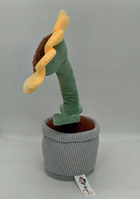 Brinquedo de Pelúcia Girassol com Gravação Feito de Material de Pelúcia e 100% Algodão PP