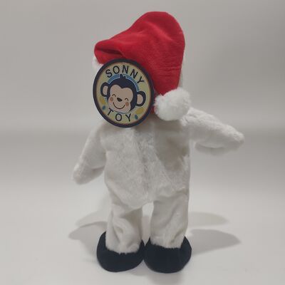 Canto e Dança de Natal, boneco de pelúcia do boneco de neve.