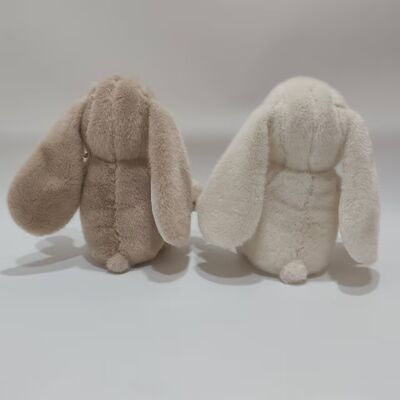 2 Assorted Sitting Lop-Ear Rabbit Plush Toys Suave & Cute Coelhinho Recheado para bebê