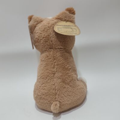 Cão de Pelúcia Macia Aquecida com Bolsa de Feijão de Argila Dentro