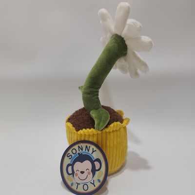 Brinquedo de Pelúcia Daisy que Grava e Reproduz