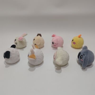 Coleção Vibrante de 8 Bolas Pula-Pula de Animais da Fazenda para a Hora da Brincadeira