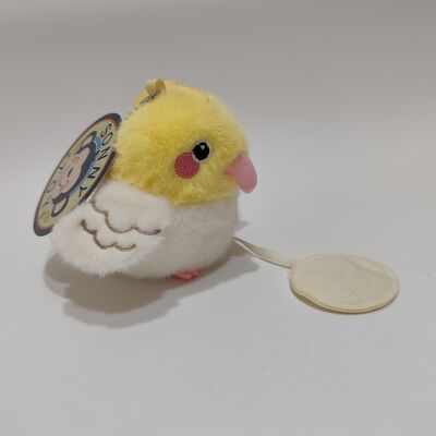 Pelúcia de Calopsita em Parada de Ombro Magnética